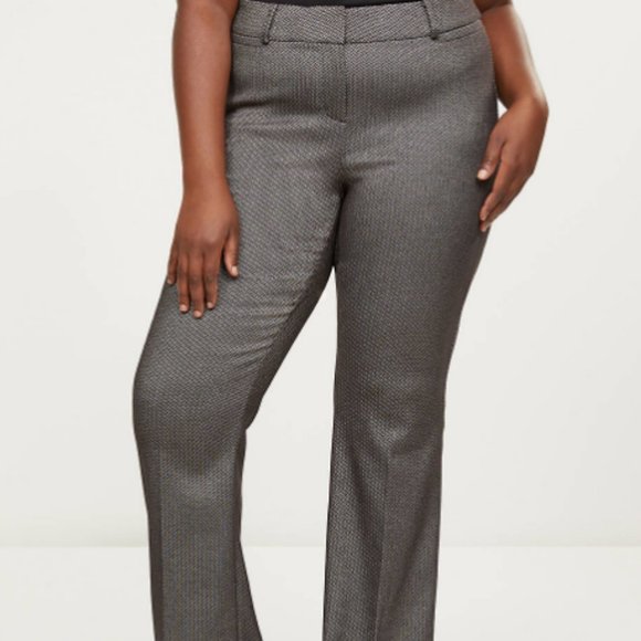 Lane Bryant 28R ‘Allie’ boot pant metallic chevron - Picture 4 of 10